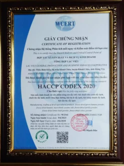 HACCP của HTX Lạc Việt